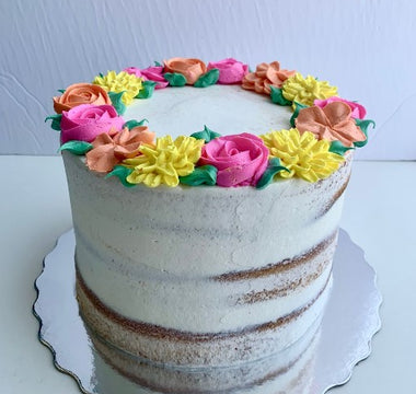 Buttercream Flowers Cake Class