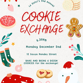 Hey Toronto, Join us for Le Dolci's 2nd Annual Cookie Exchange