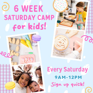 The next 6 Week Kids Baking Bootcamp starts this Saturday!