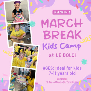 March Break Baking Camp on SALE til Sunday!