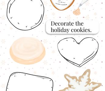 Holiday Colouring Pages from Le Dolci