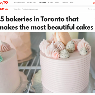 BlogTo. 15 bakeries in Toronto that make the most beautiful cakes