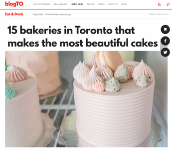 BlogTo. 15 bakeries in Toronto that make the most beautiful cakes