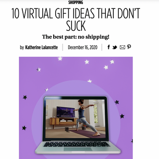 THE KIT. 10 Virtual Gifts That Don't Suck.