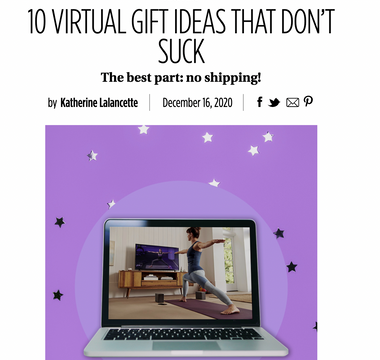 THE KIT. 10 Virtual Gifts That Don't Suck.