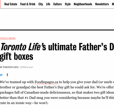 Toronto Life’s Ultimate Father’s Day gift boxes