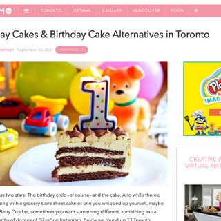 NEWS: We were named as -Best Birthday Cakes in Toronto!