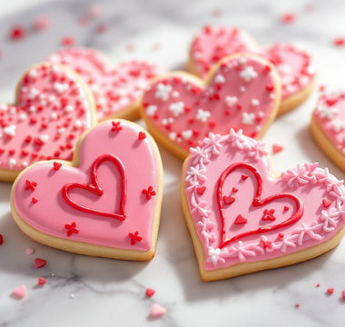 Valentine's Day with our Sugar Cookie Decorating Classes! ⁠ ⁠