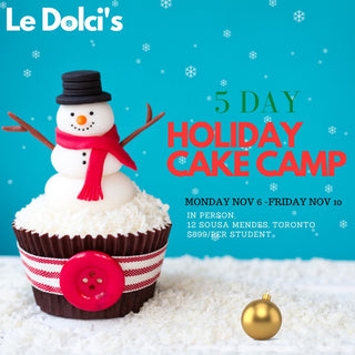 Our first ever 5 Day Cake Baking & Decorating Masterclass -HOLIDAY EDITION!