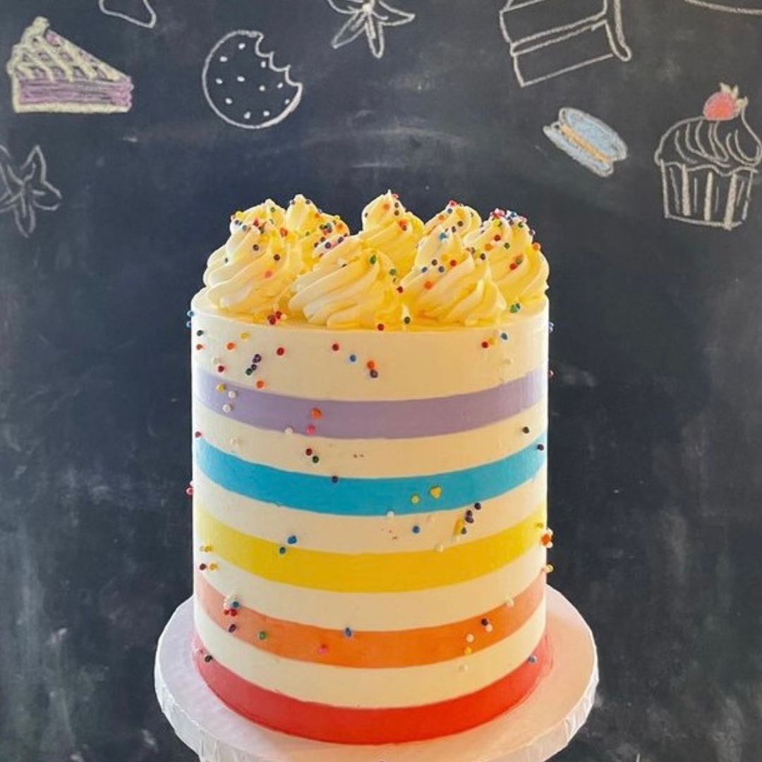 Birthday Celebration Golden Butter Cake | We Take The Cake®